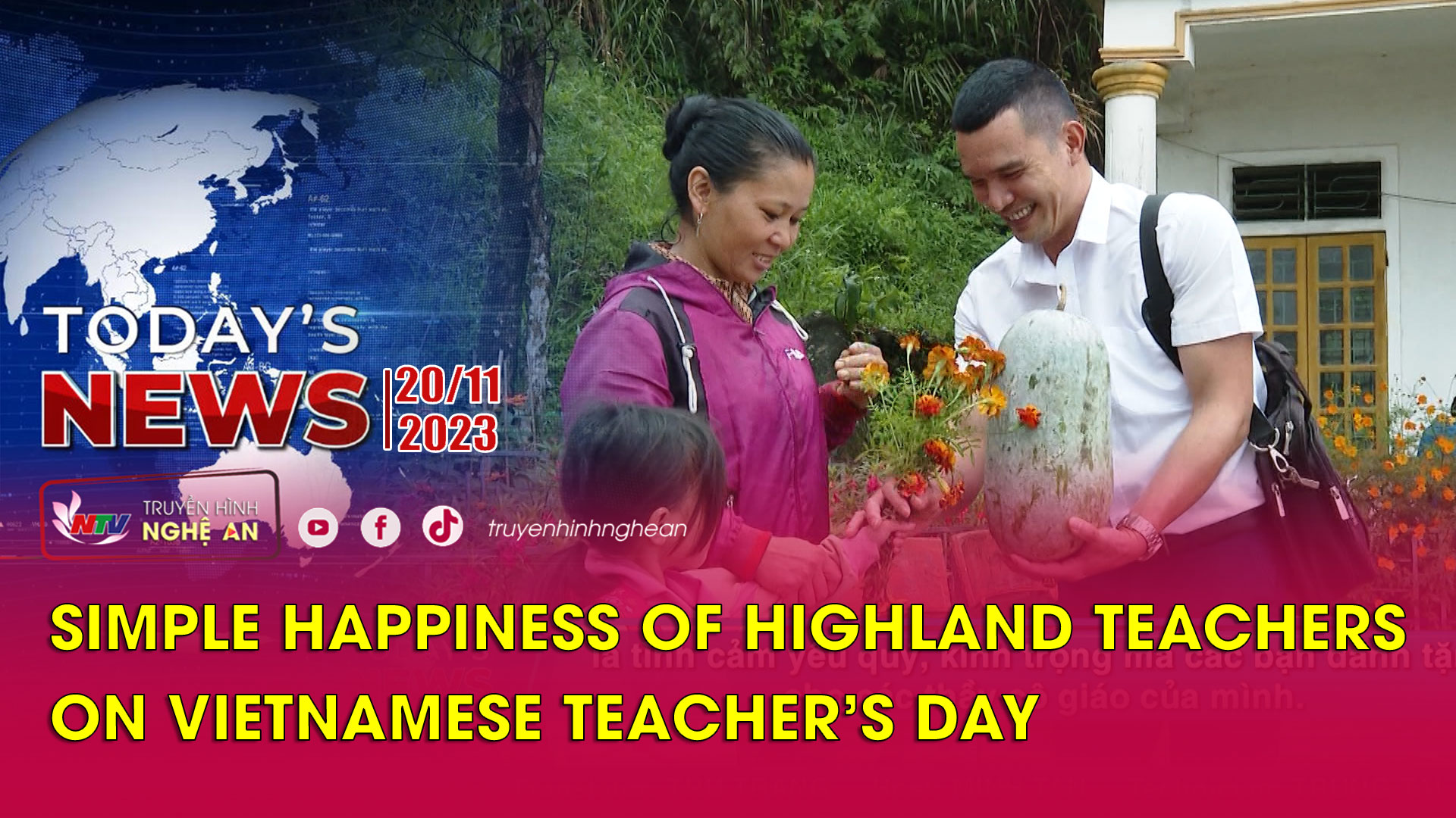 Today's News - 20/11/2023: Simple happiness of highland teachers on Vietnamese Teacher's Day