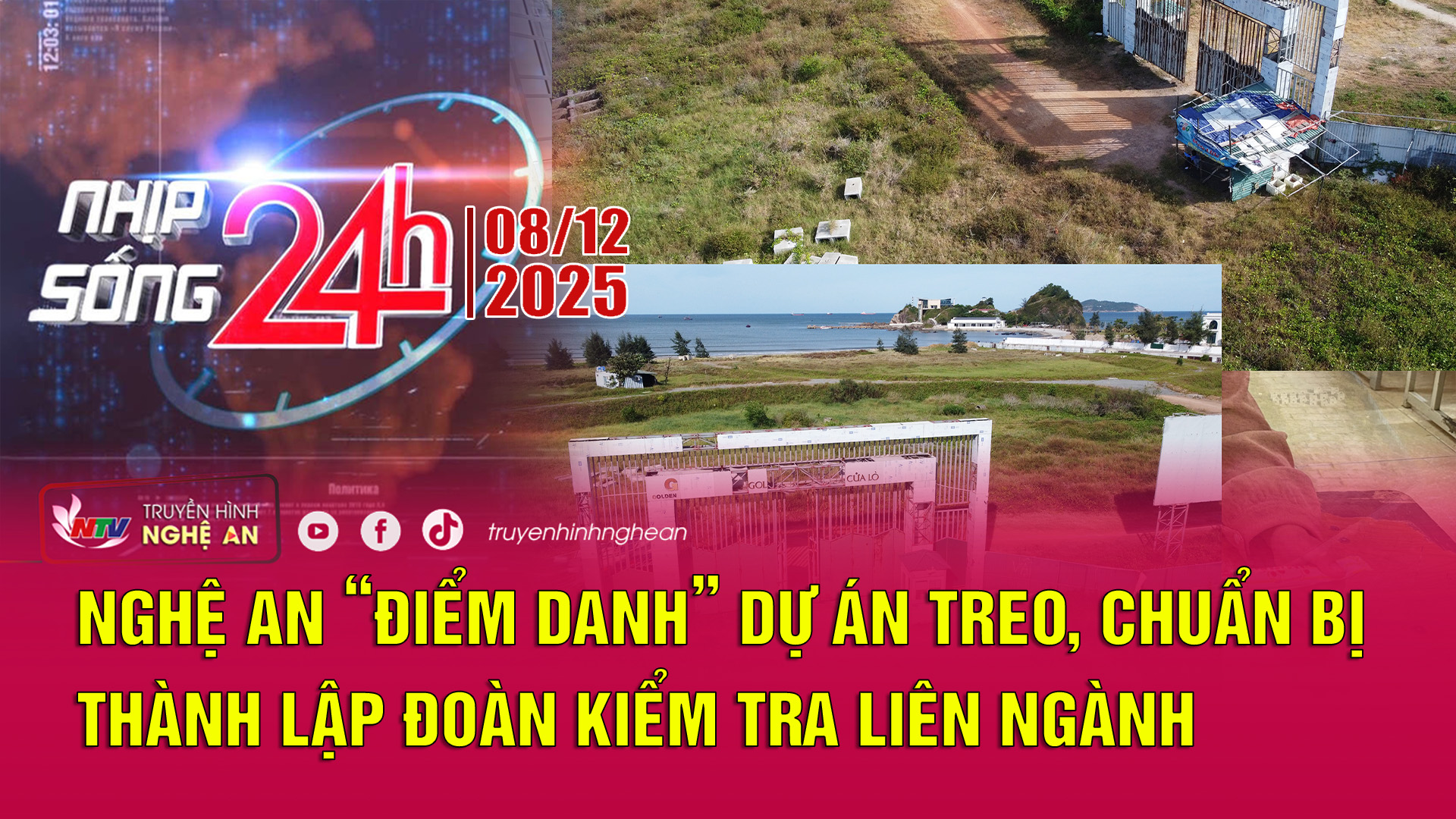 Bản tin Nhịp sống 24h - 08/12/2025