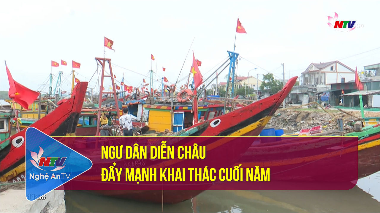Ngư dân Diễn Châu đẩy mạnh khai thác cuối năm