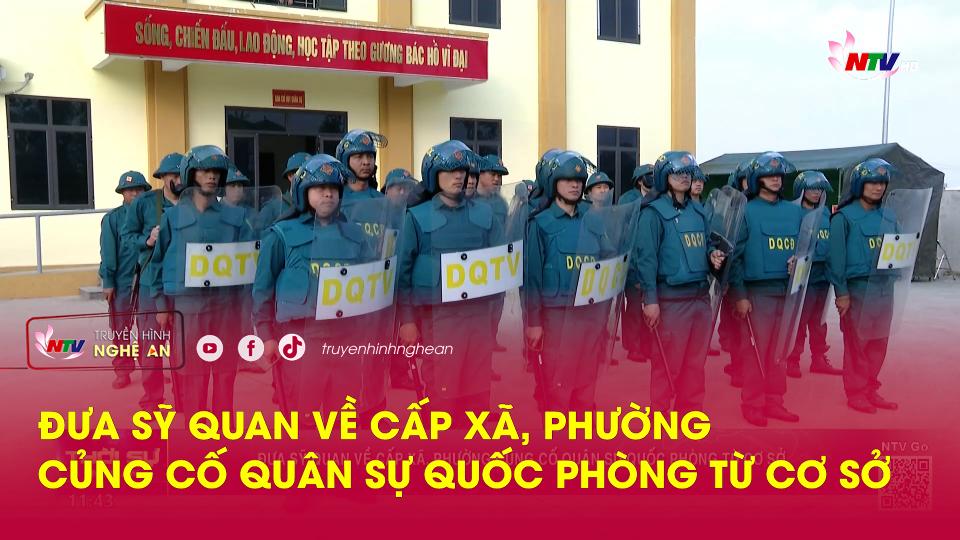Đưa sỹ quan về cấp xã, phường củng cố Quân sự Quốc phòng từ cơ sở