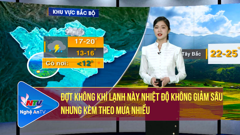 Bản tin Dự báo thời tiết đêm 12, ngày 13/2/2022