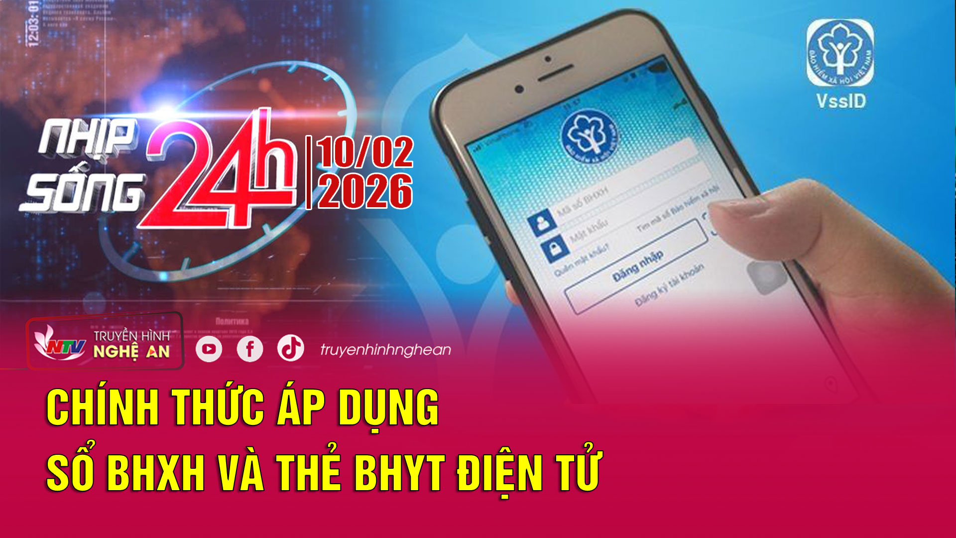 Bản tin Nhịp sống 24h - 10/02/2026