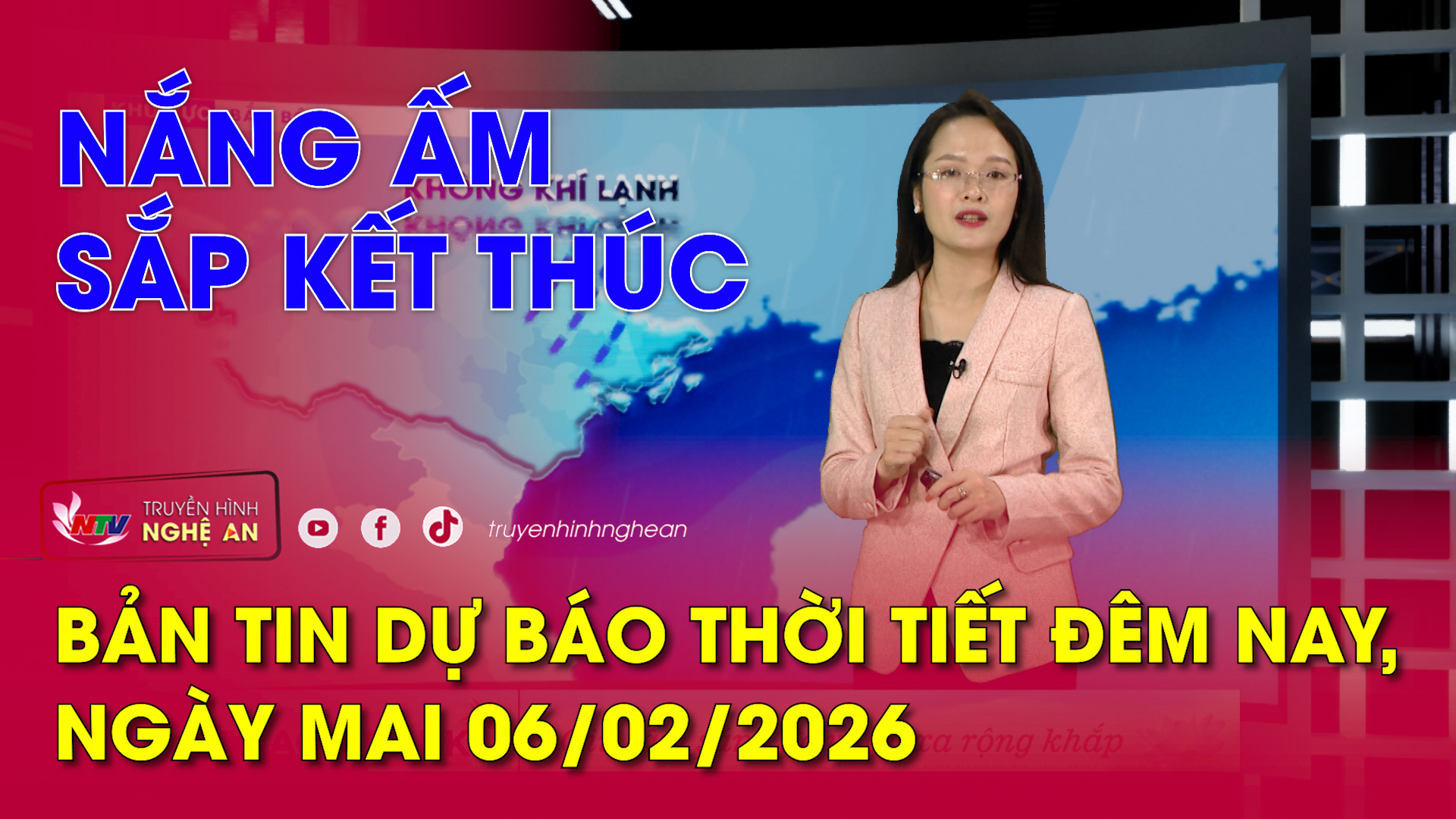 Bản tin Dự báo thời tiết đêm nay, ngày mai 06/02/2026: Nắng ấm sắp kết thúc