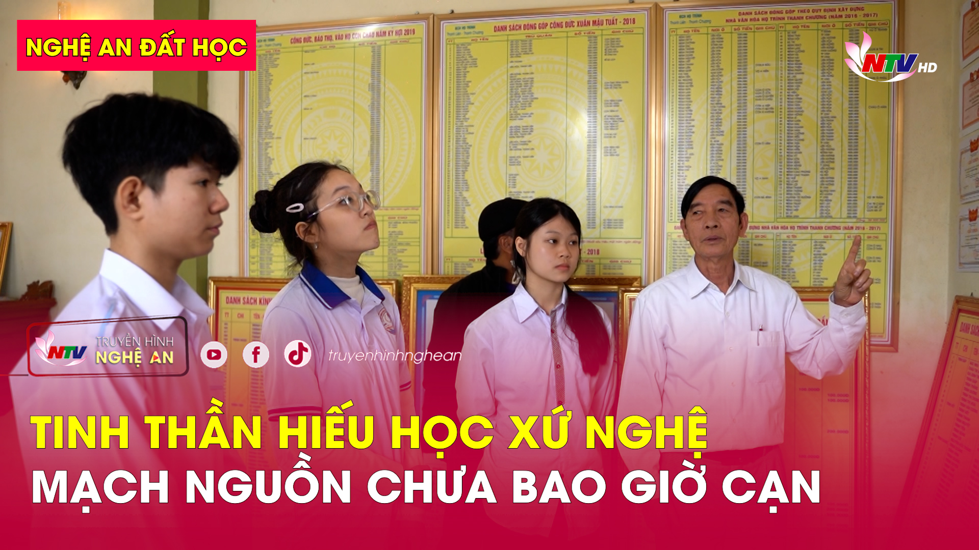Nghệ An đất học: Tinh thần hiếu học xứ Nghệ – mạch nguồn chưa bao giờ cạn