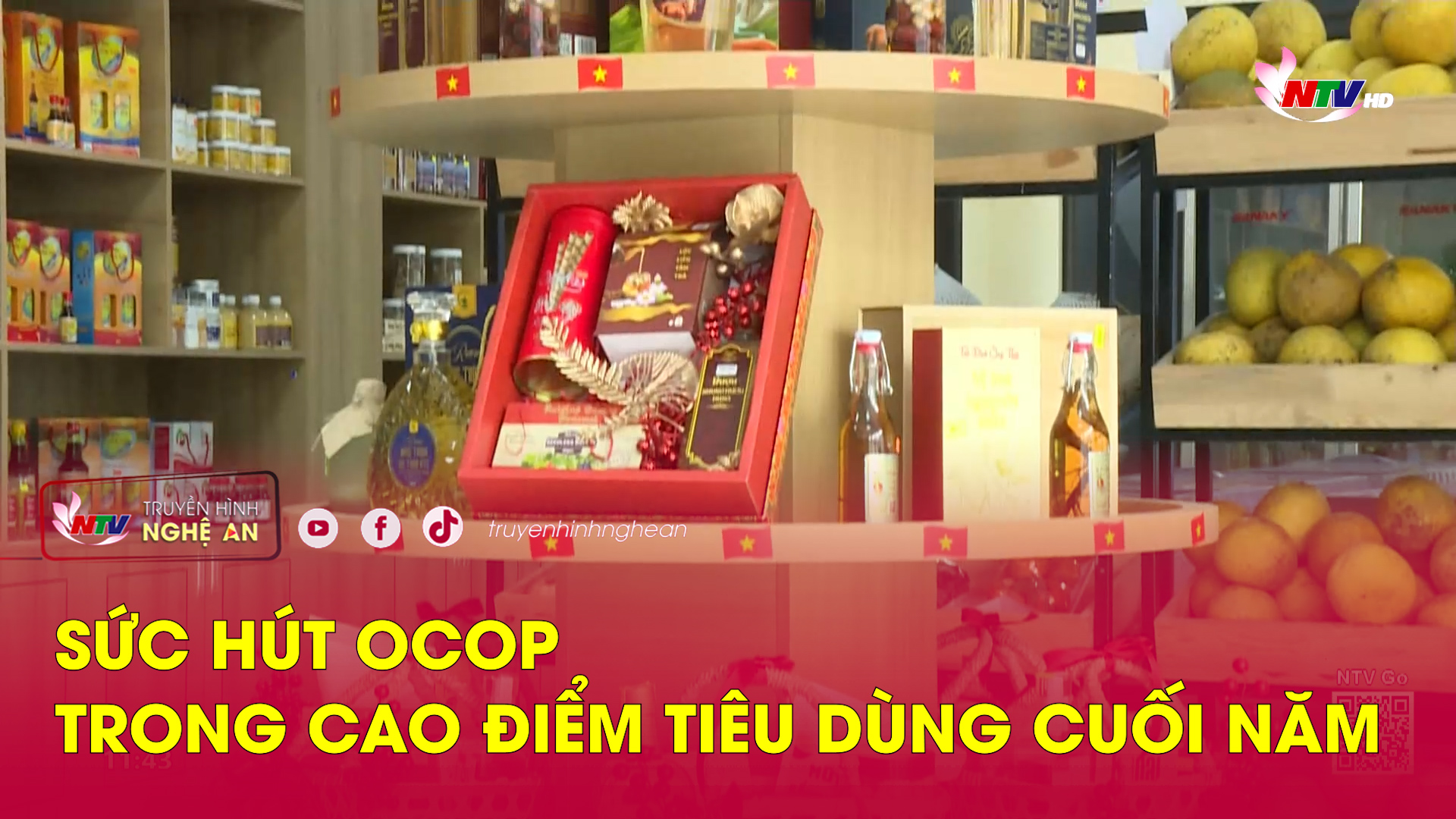 Sức hút OCOP trong cao điểm tiêu dùng cuối năm