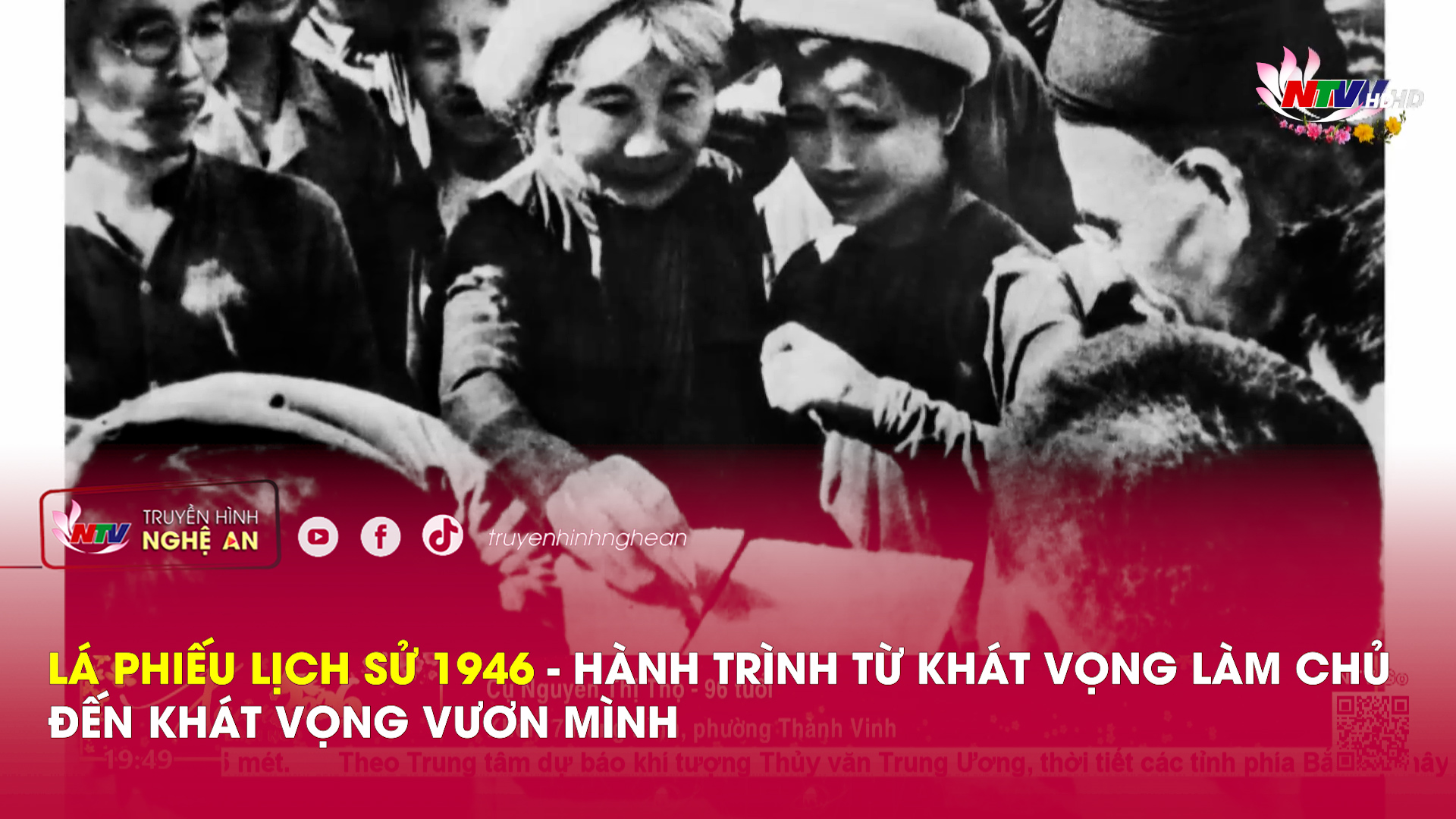Lá phiếu lịch sử 1946 - hành trình từ khát vọng làm chủ đến khát vọng vươn mình