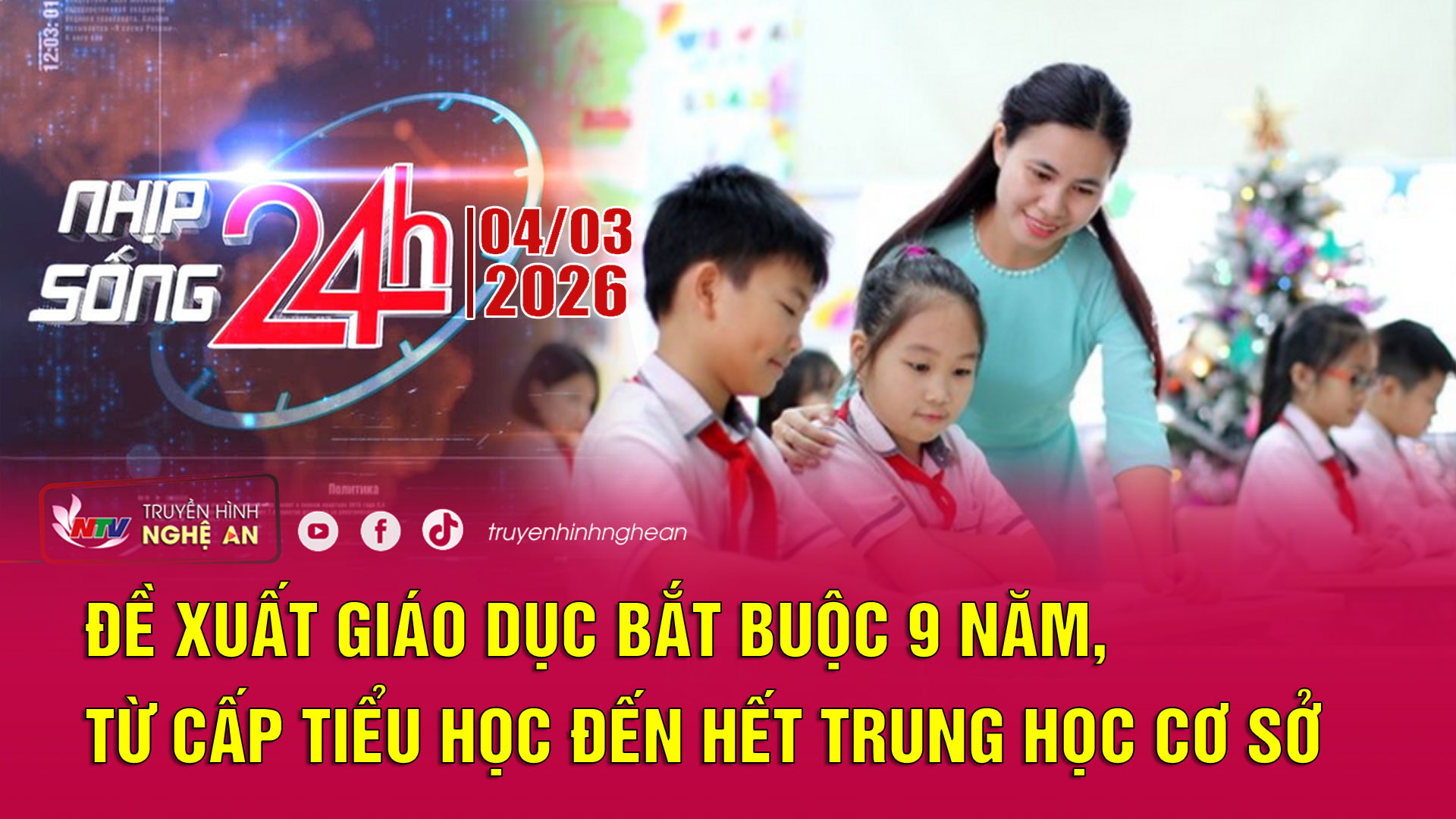 Bản tin Nhịp sống 24h - 04/03/2026