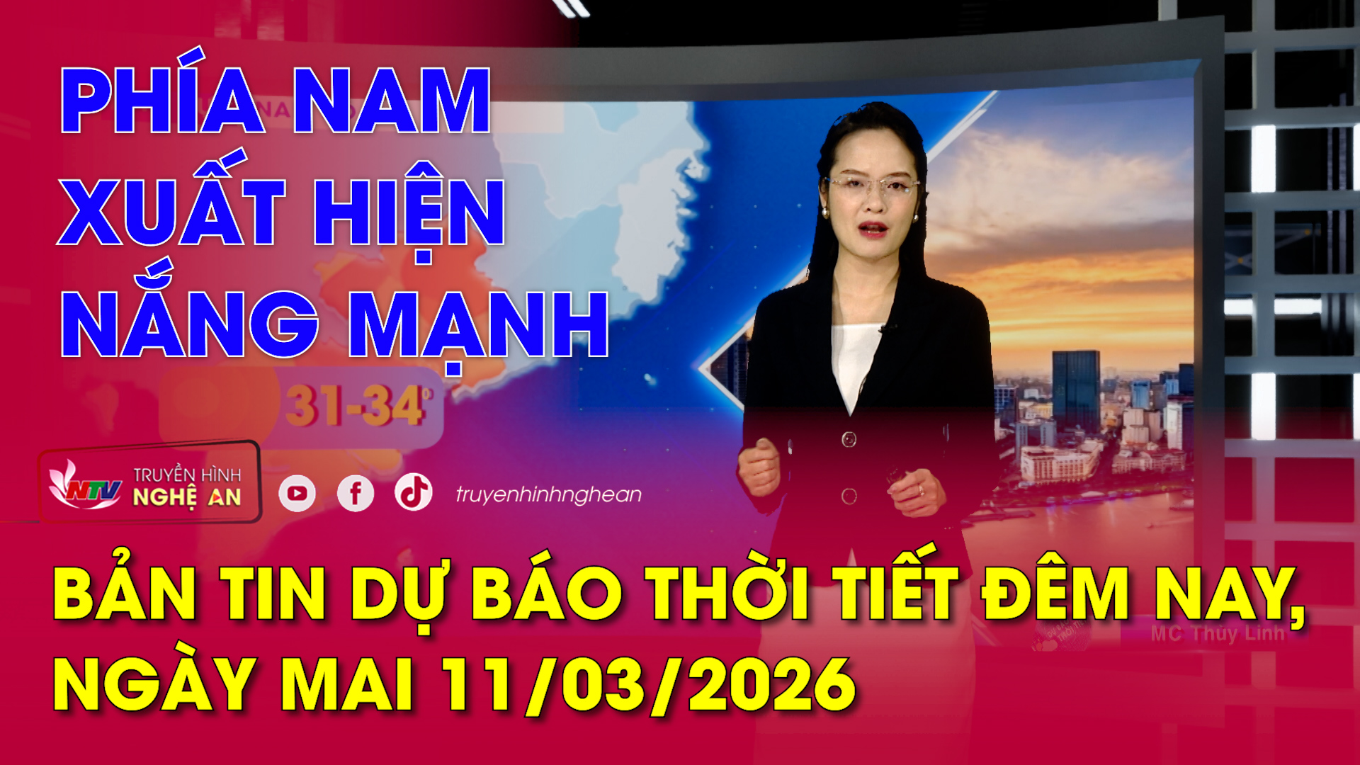 Bản tin Dự báo thời tiết đêm nay, ngày mai 11/03/2026: Phía Nam xuất hiện nắng mạnh