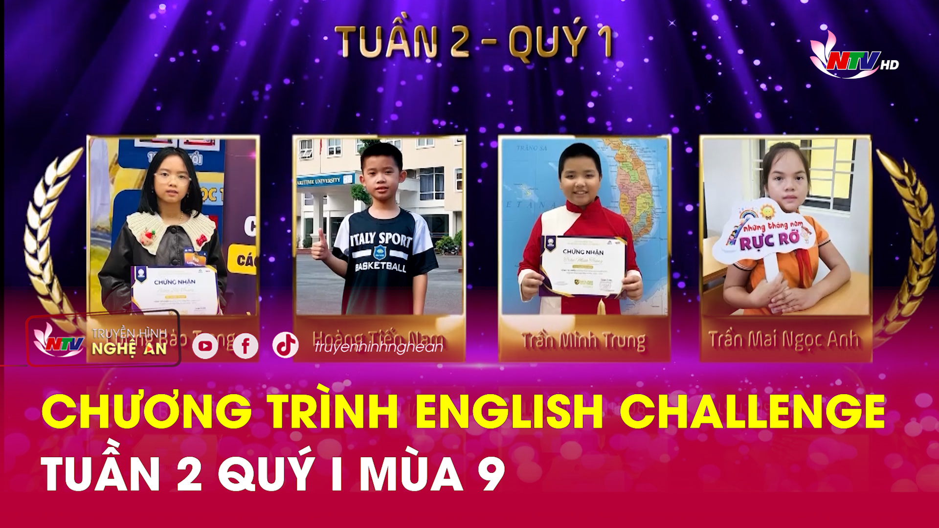 Chương trình English challenge tuần 2 quý I mùa 9