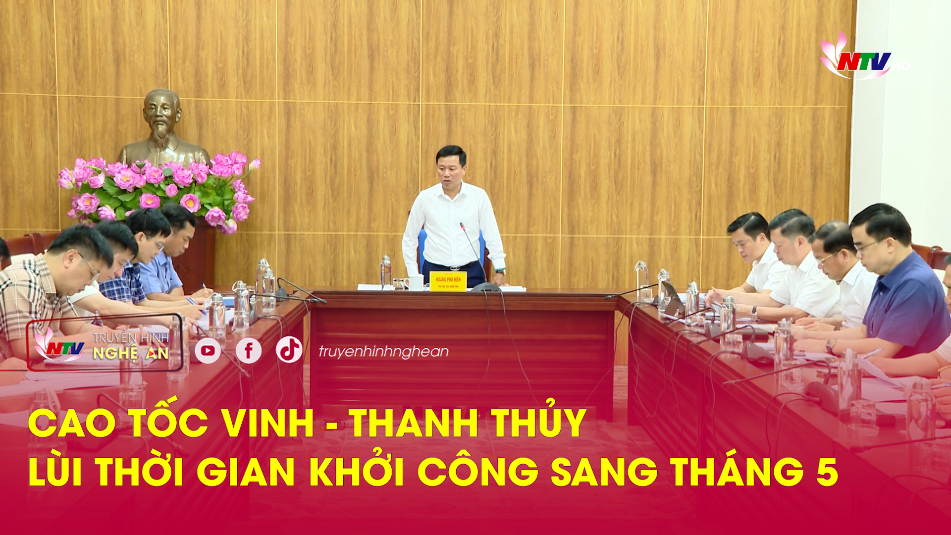 Cao tốc Vinh - Thanh Thủy lùi thời gian khởi công sang tháng 5