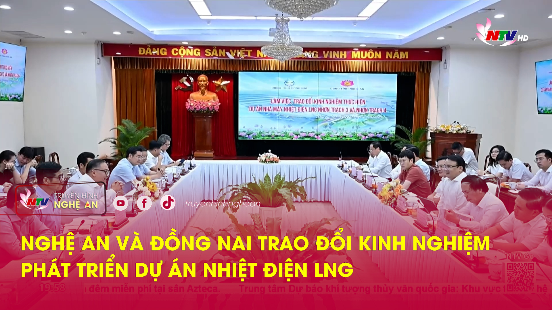 Nghệ An và Đồng Nai trao đổi kinh nghiệm phát triển dự án nhiệt điện LNG