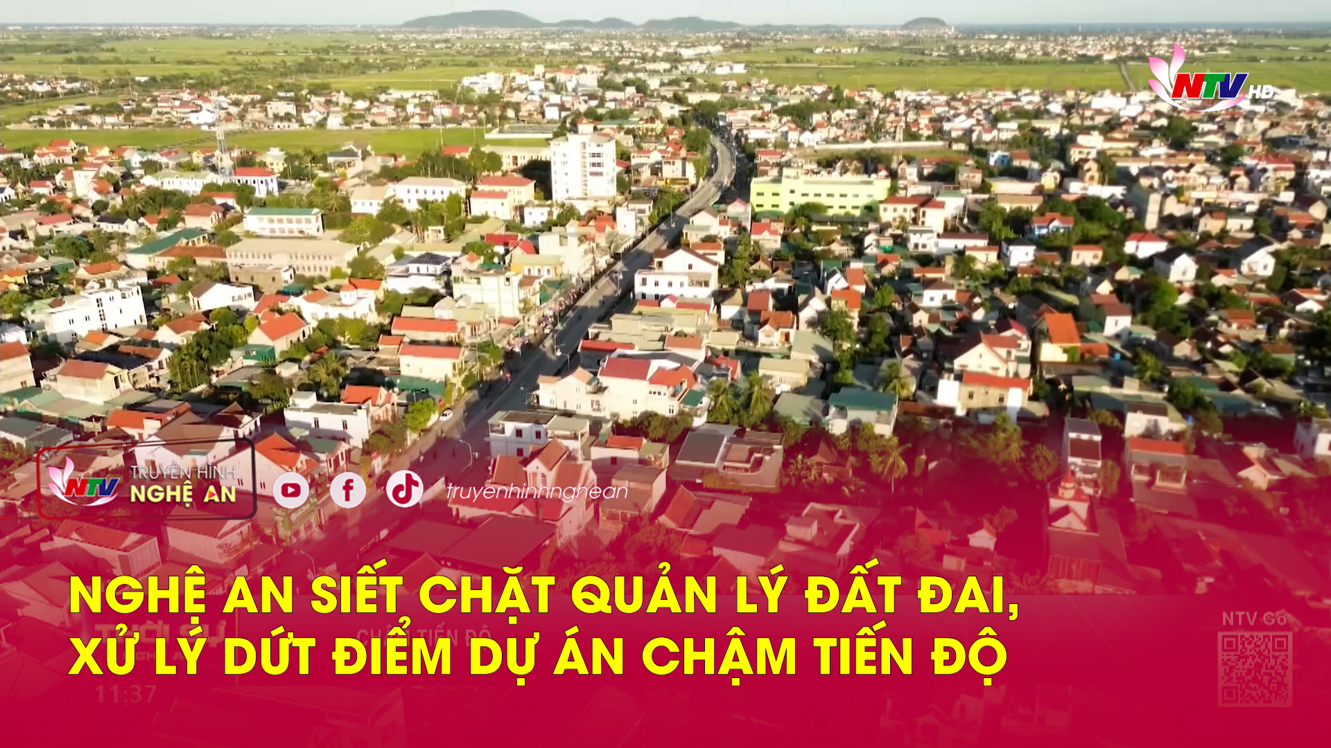 Nghệ An siết chặt quản lý đất đai, xử lý dứt điểm dự án chậm tiến độ