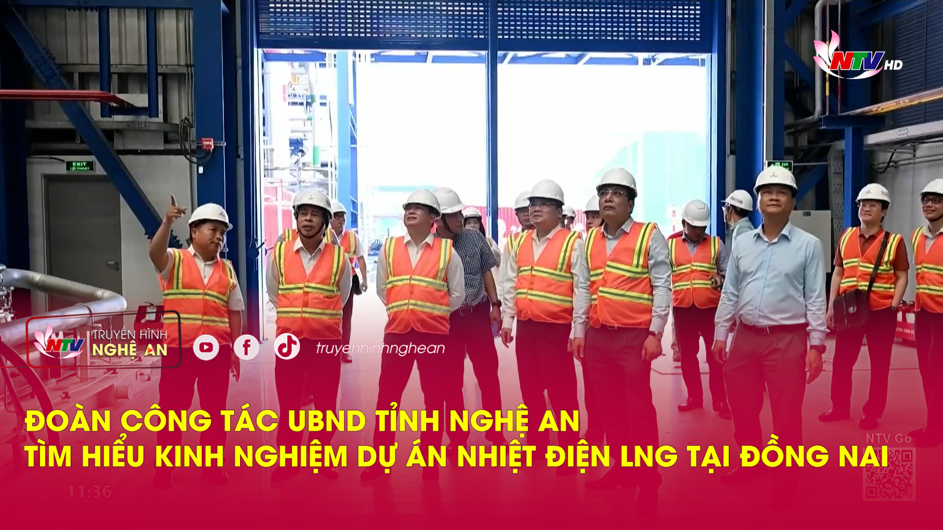 Đoàn công tác UBND tỉnh Nghệ An tìm hiểu kinh nghiệm dự án nhiệt điện LNG tại Đồng Nai