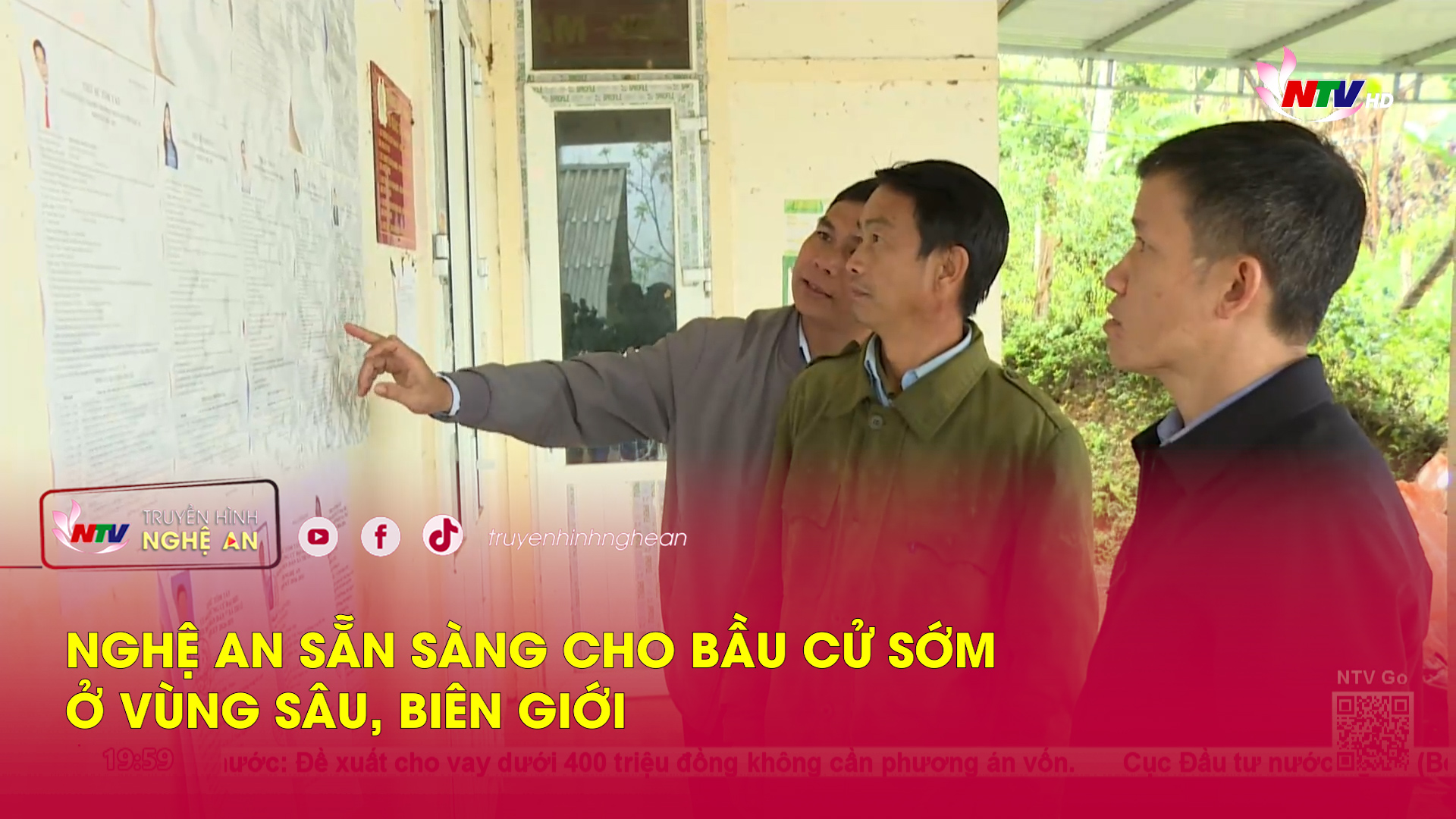 Nghệ An sẵn sàng cho bầu cử sớm ở vùng sâu, biên giới