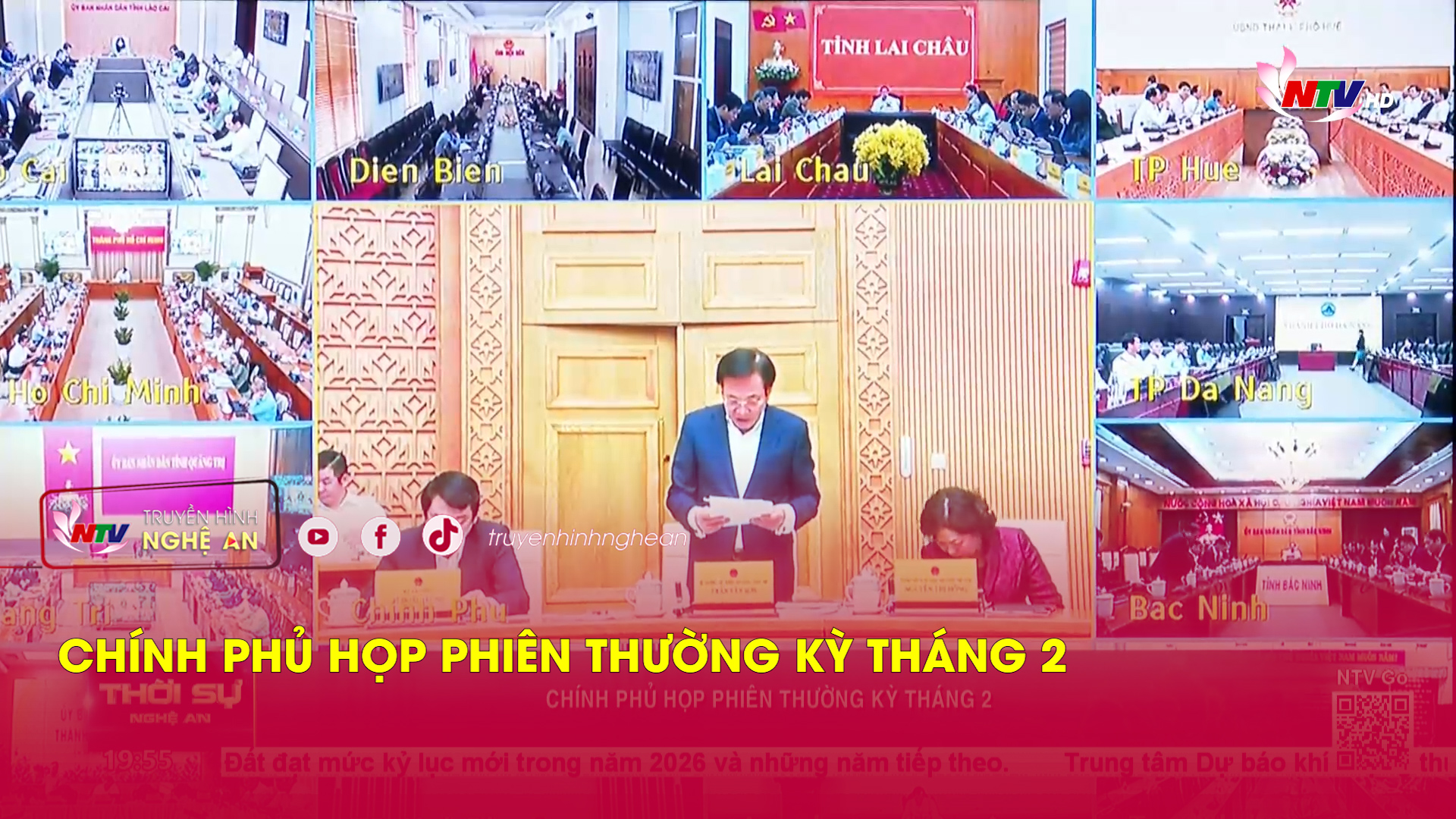 Chính phủ họp phiên thường kỳ tháng 2