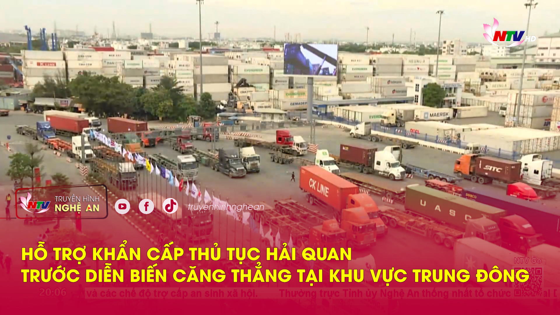 Hỗ trợ khẩn cấp thủ tục hải quan trước diễn biến căng thẳng tại khu vực Trung Đông