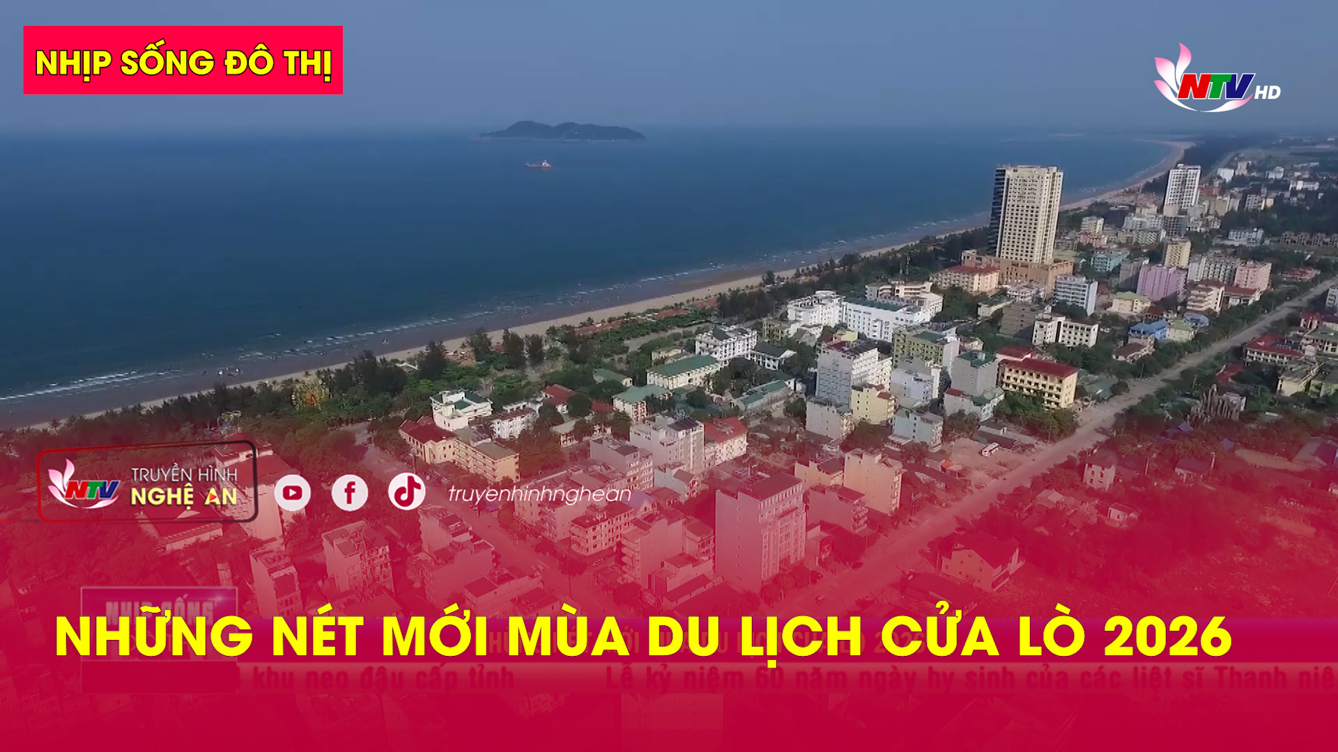 Nhịp sống đô thị: Những nét mới mùa du lịch Cửa Lò 2026