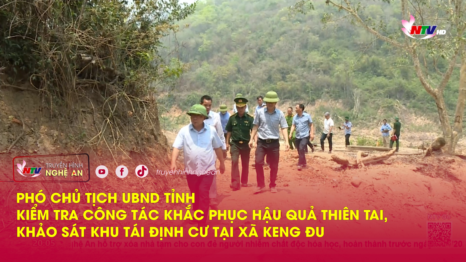 Phó Chủ tịch UBND tỉnh kiểm tra công tác khắc phục hậu quả thiên tai, khảo sát KTĐC tại xã Keng Đu