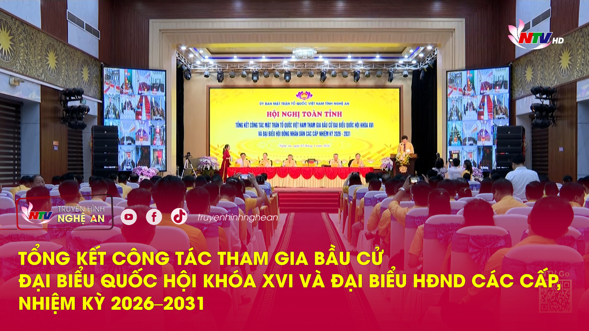 Tổng kết công tác tham gia bầu cử đại biểu Quốc hội khóa XVI và ĐB HĐND các cấp, nhiệm kỳ 2026–2031