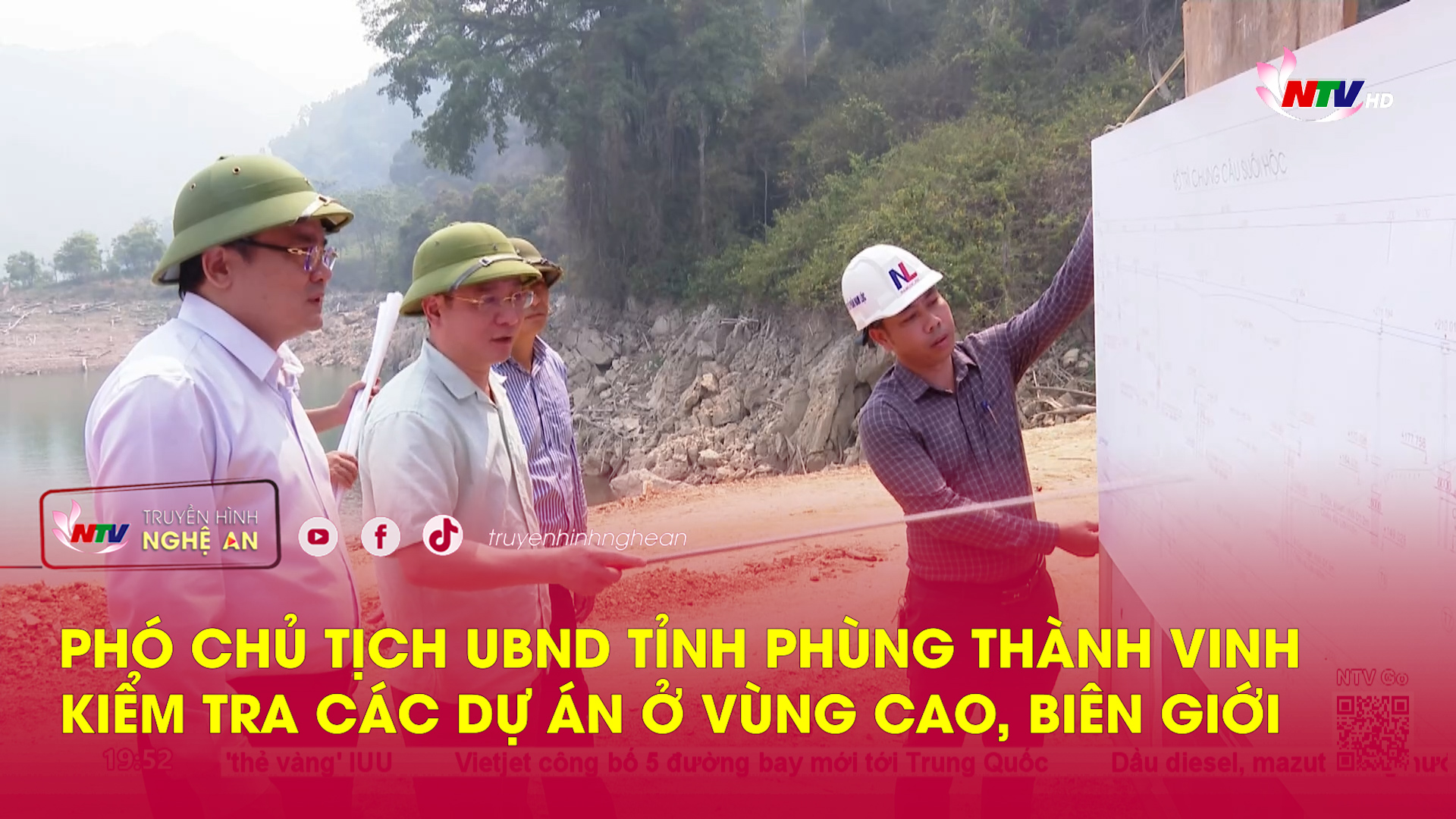 Phó Chủ tịch UBND tỉnh Phùng Thành Vinh kiểm tra các dự án ở vùng cao, biên giới