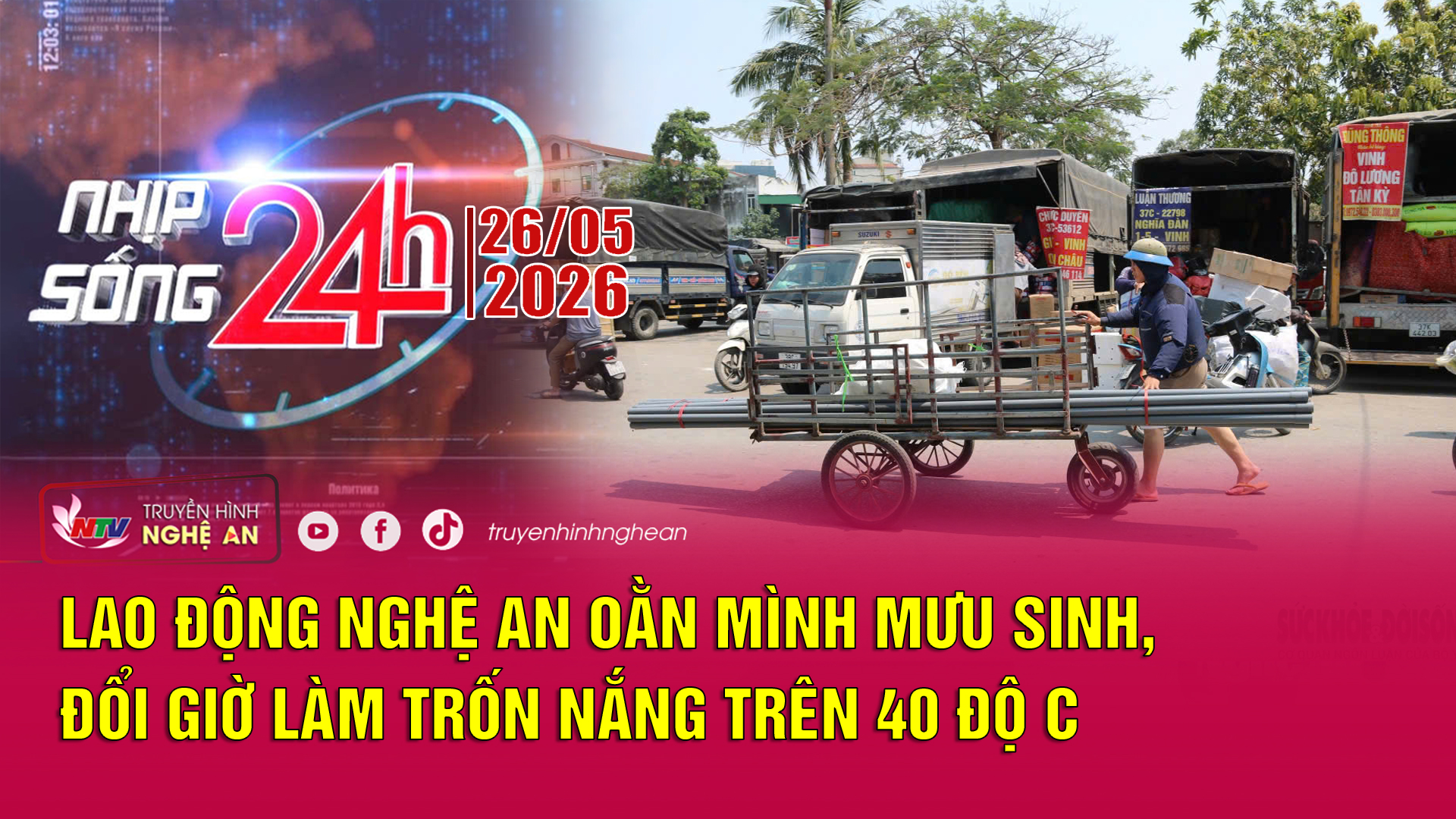 Bản tin Nhịp sống 24h - 26/05/2026