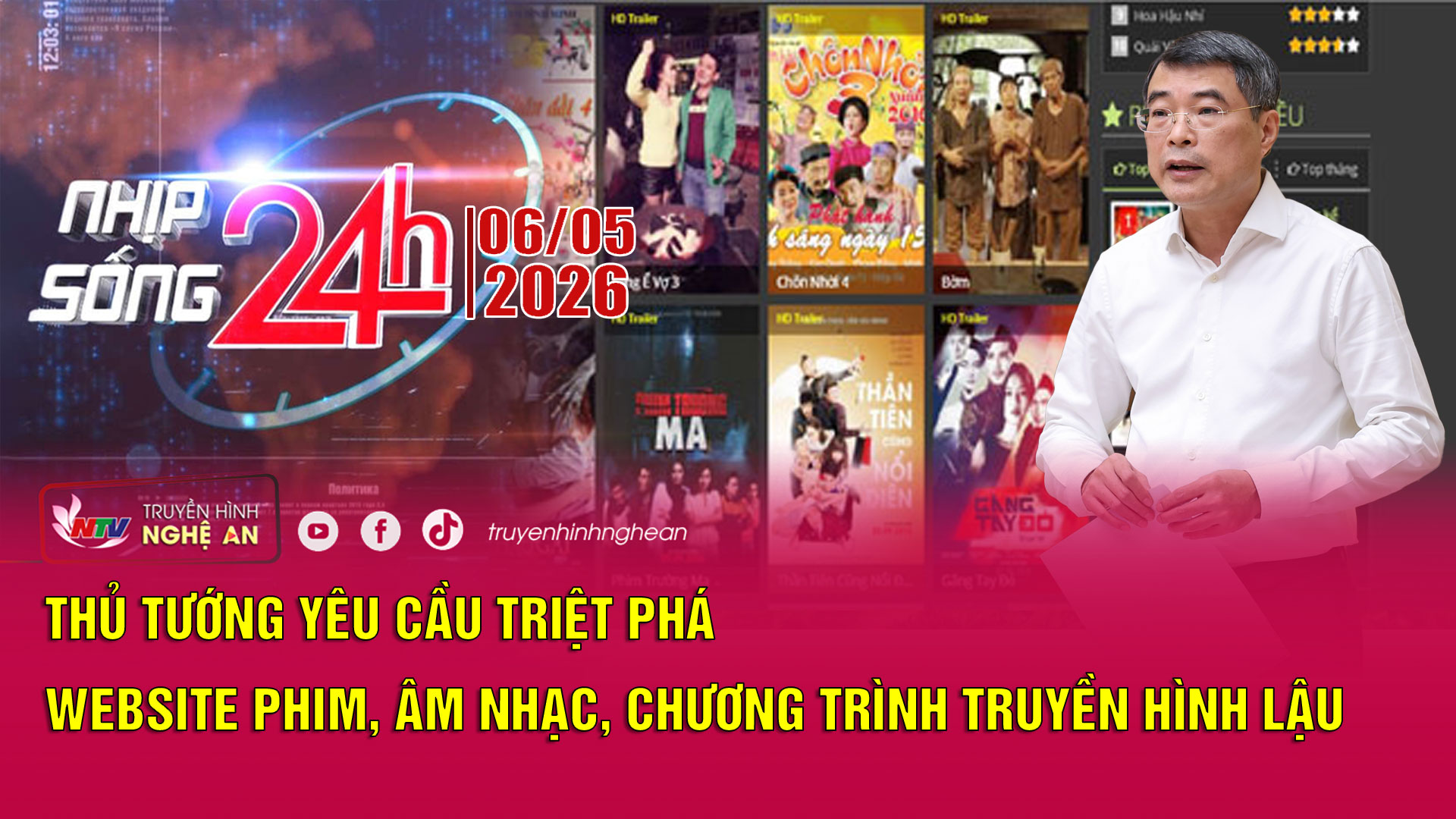 Bản tin Nhịp sống 24h - 06/05/2026