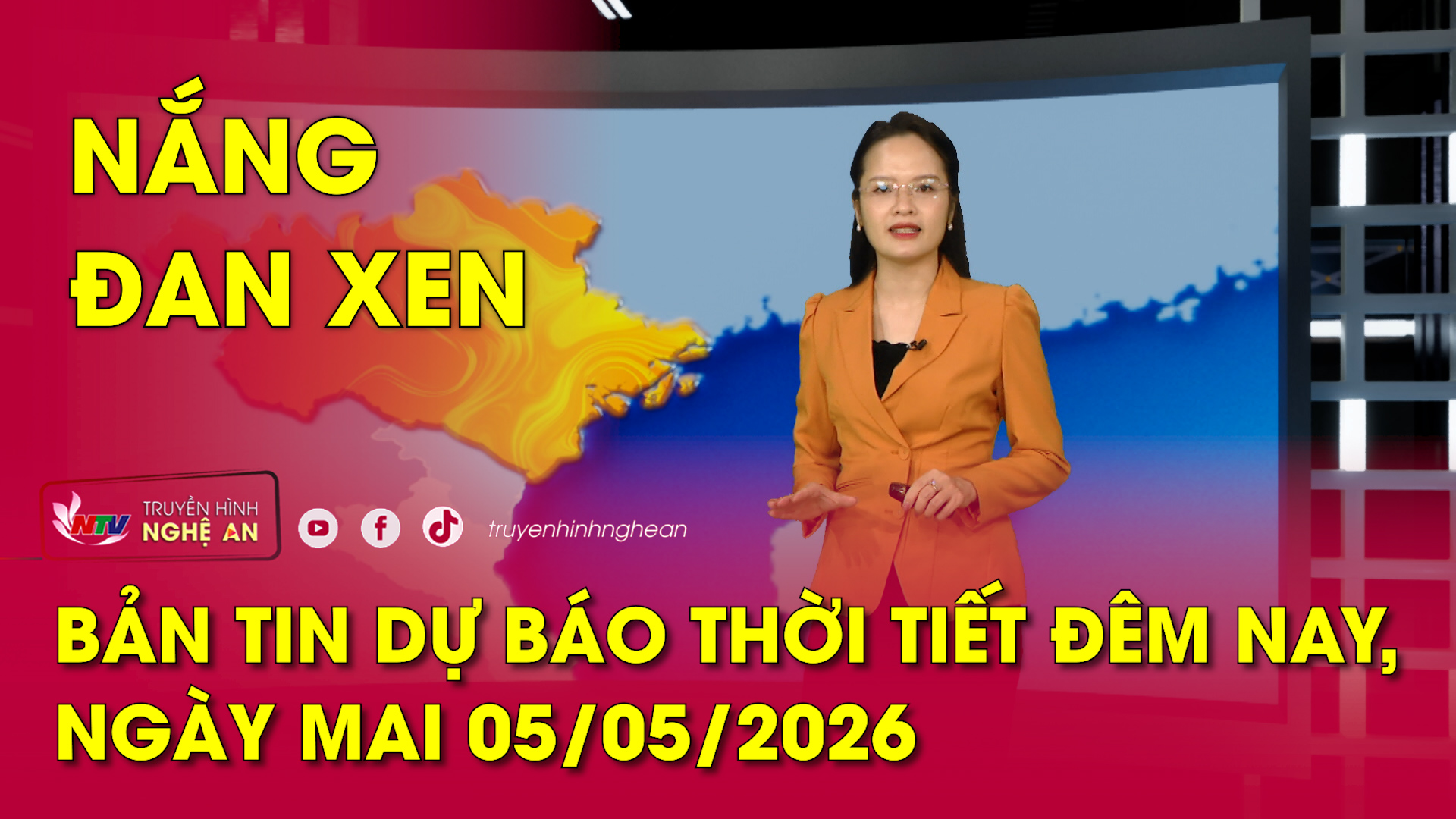 Bản tin Dự báo thời tiết đêm nay, ngày mai 05/05/2026: Nắng đan xen