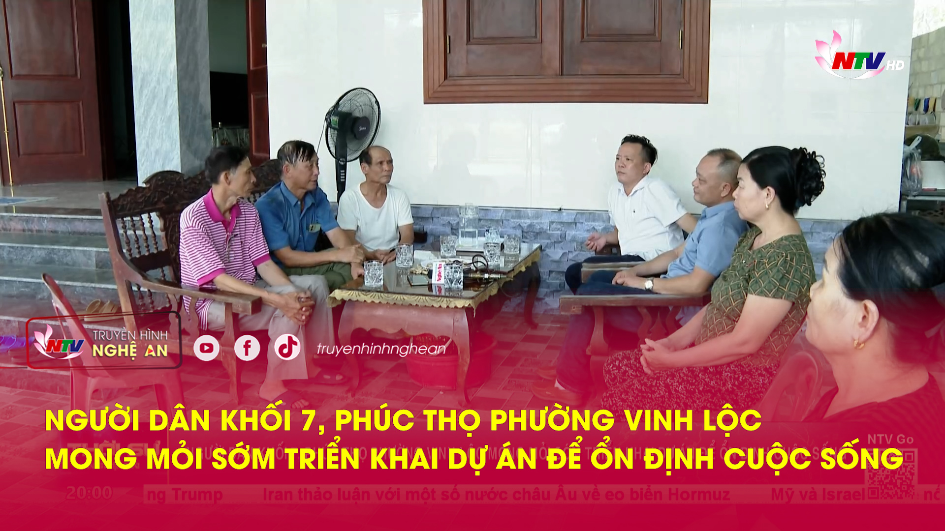 Người dân khối 7, Phúc Thọ phường Vinh Lộc mong mỏi sớm triển khai dự án để ổn định cuộc sống