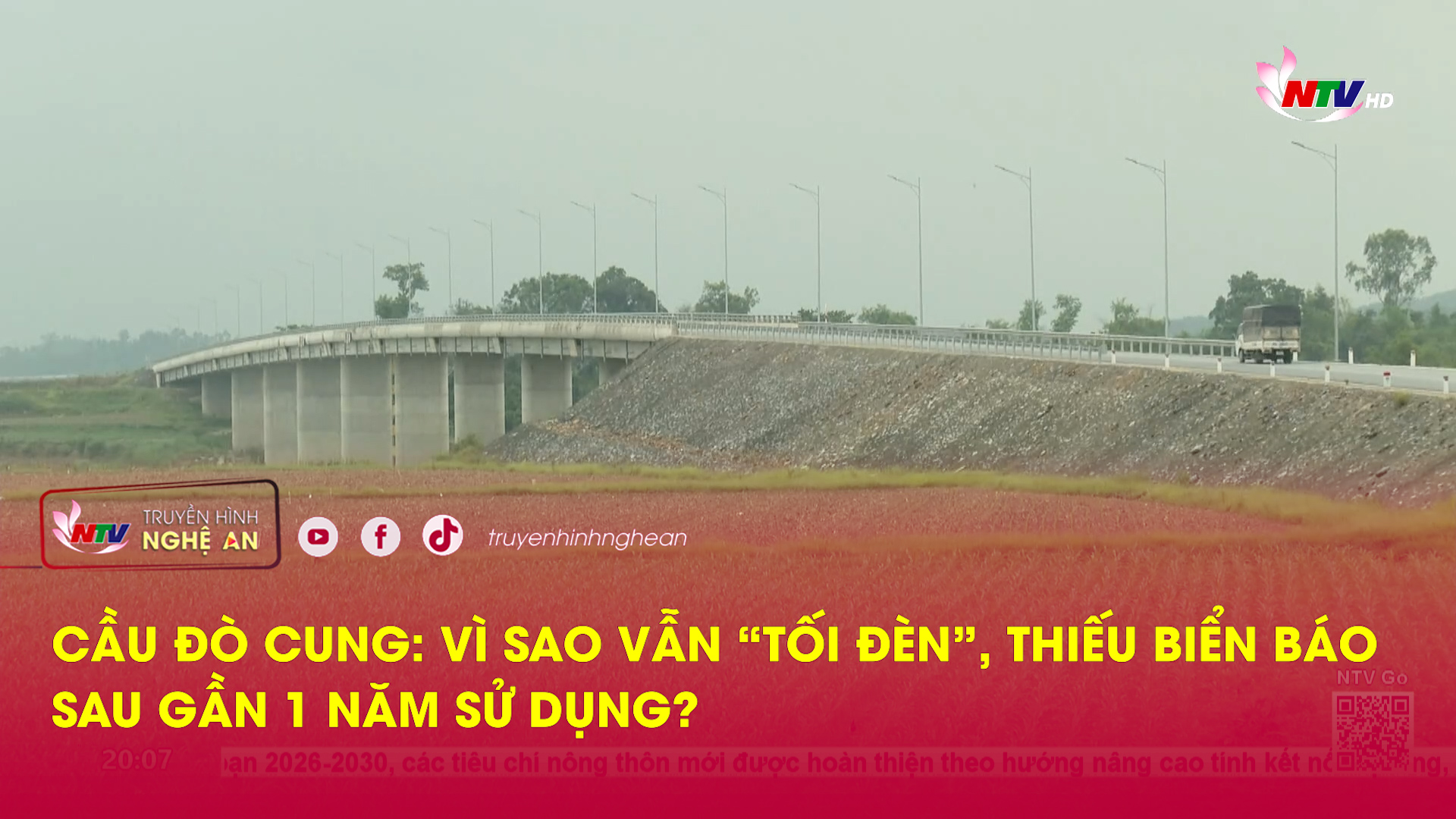 Cầu Đò Cung: Vì sao vẫn “tối đèn”, thiếu biển báo sau gần 1 năm sử dụng?