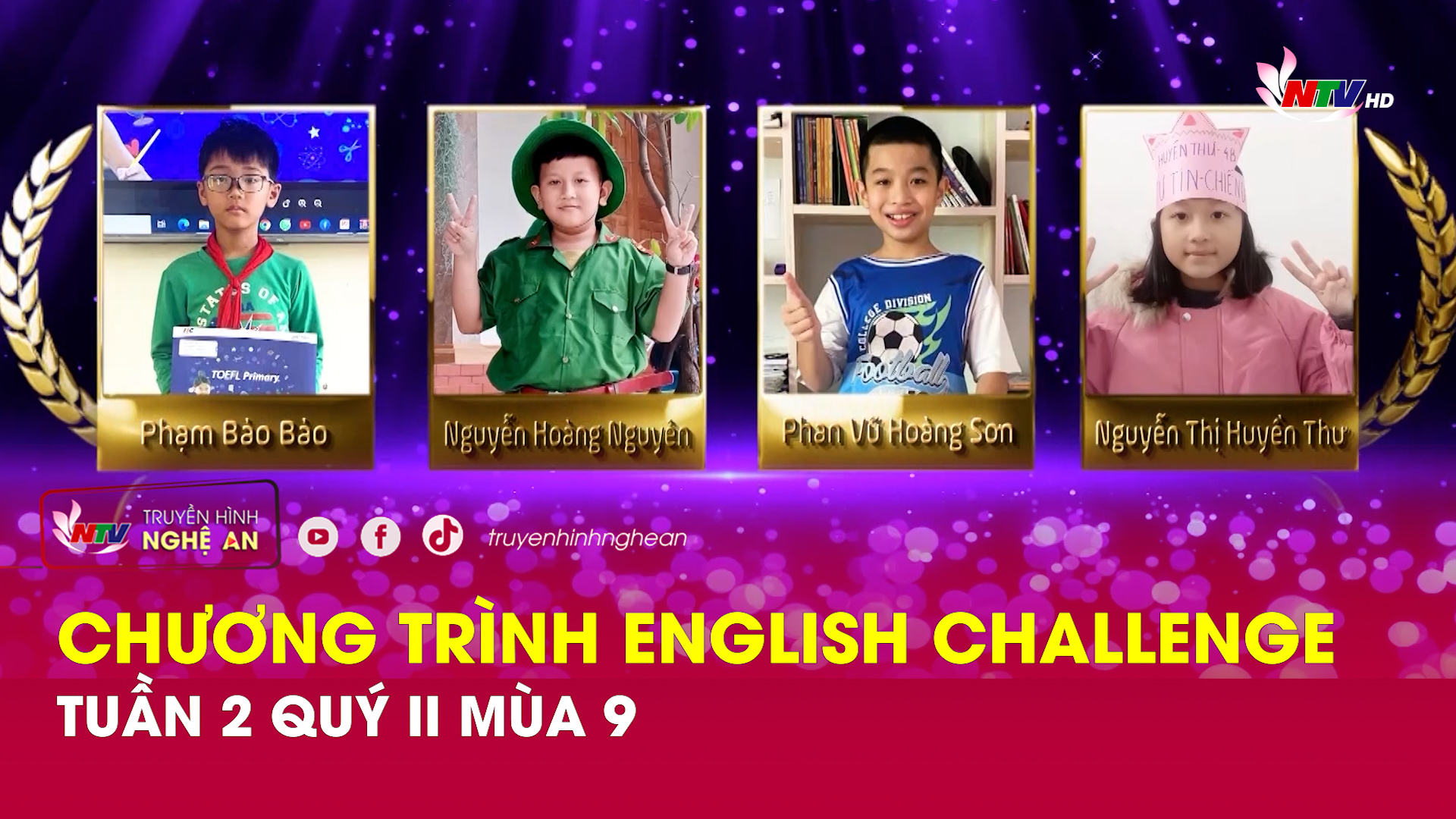 Chương trình English challenge tuần 2 quý II mùa 9