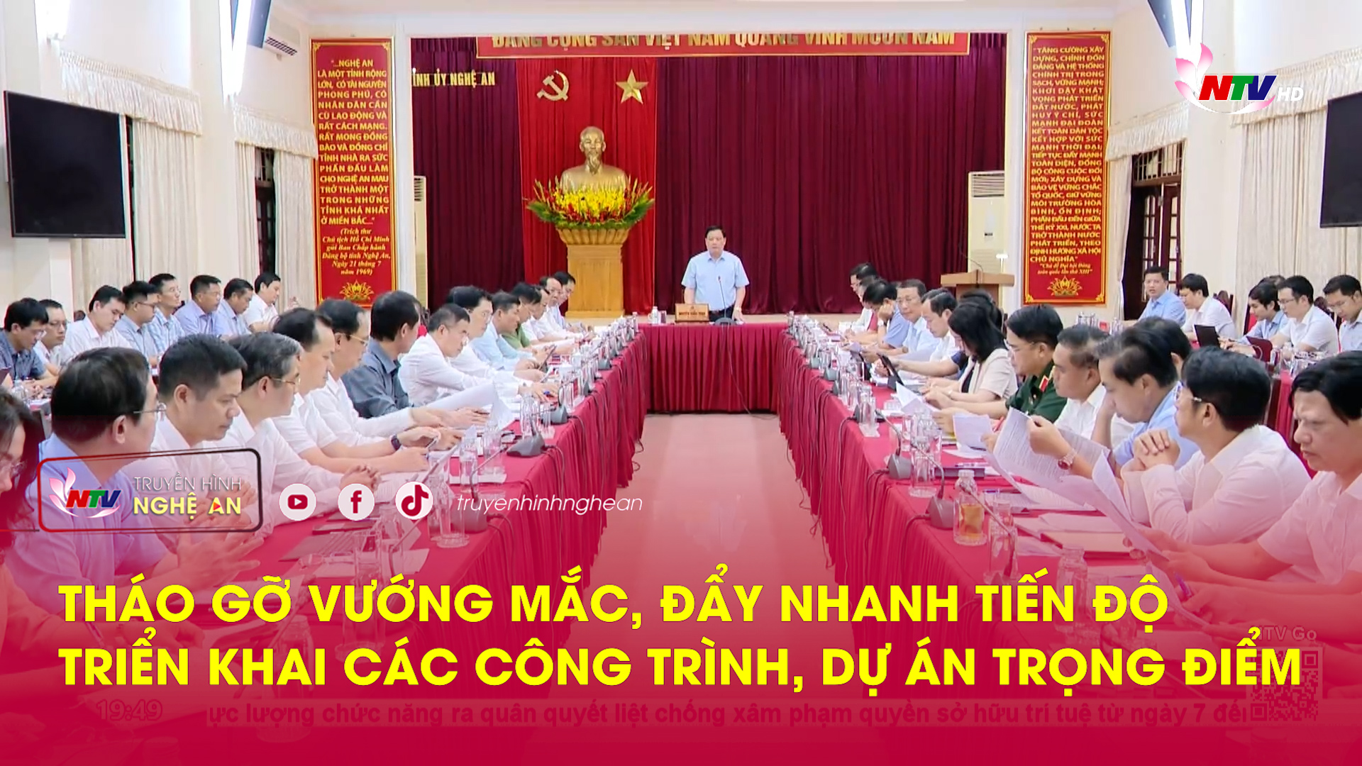 Tháo gỡ vướng mắc, đẩy nhanh tiến độ triển khai các công trình, dự án trọng điểm