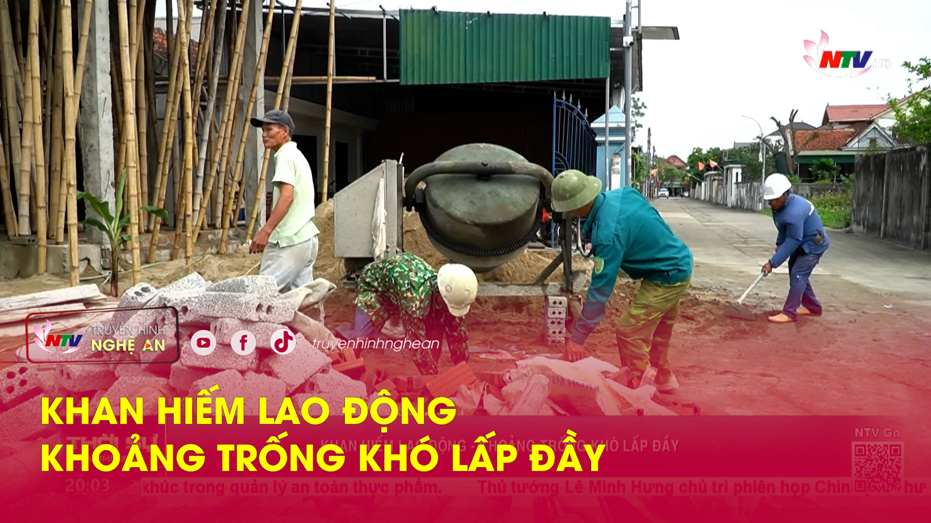 Khan hiếm lao động - khoảng trống khó lấp đầy
