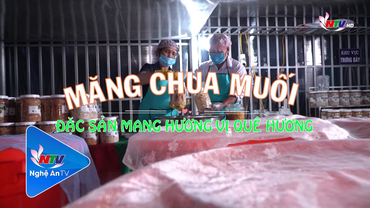 Thương hiệu OCOP Nghệ An: Măng chua muối - Đặc sản mang hương vị quê hương