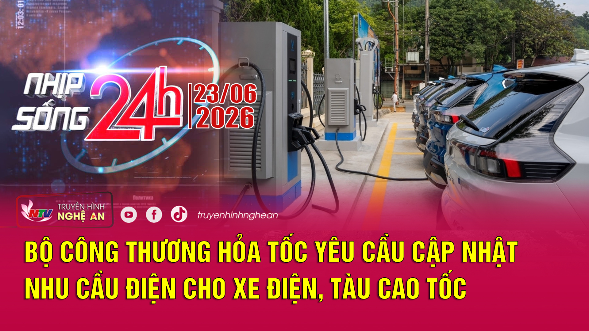 Bản tin Nhịp sống 24h - 23/06/2026