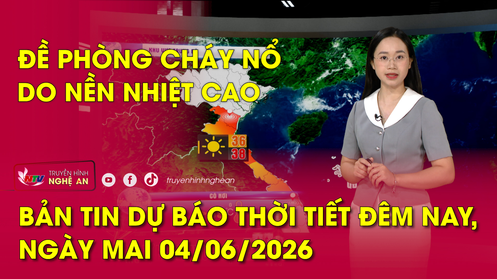 Dự báo thời tiết đêm nay, ngày mai 04/06/2026: Đề phòng cháy nổ do nền nhiệt cao