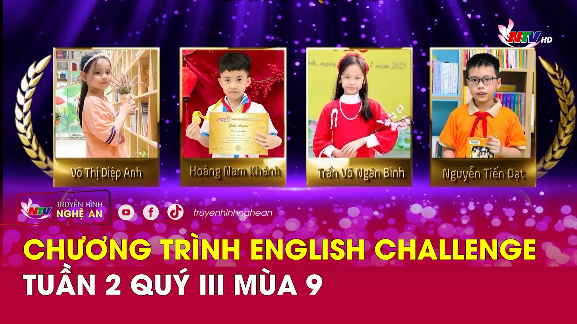 Chương trình English Challenge tuần 2 quý III mùa 9