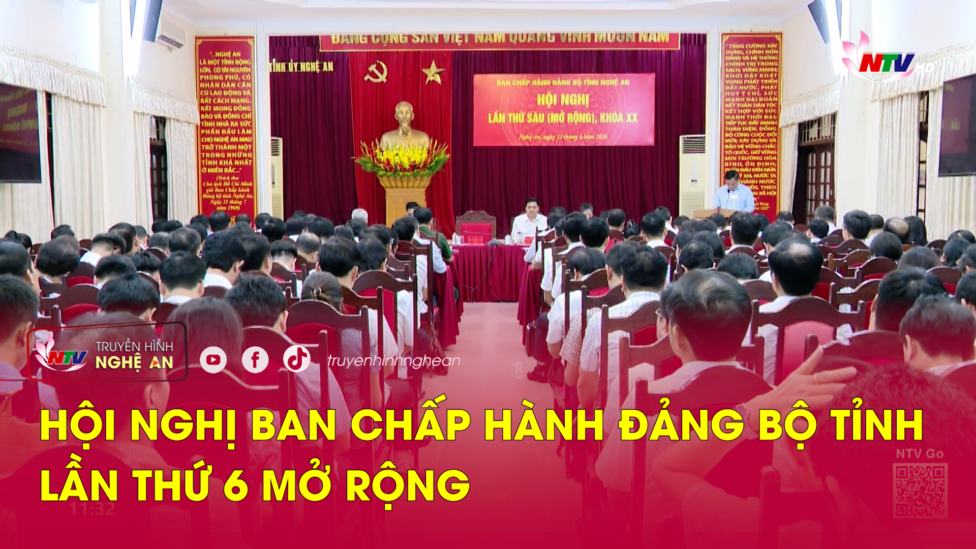 Hội nghị Ban Chấp hành Đảng bộ tỉnh lần thứ 6 mở rộng