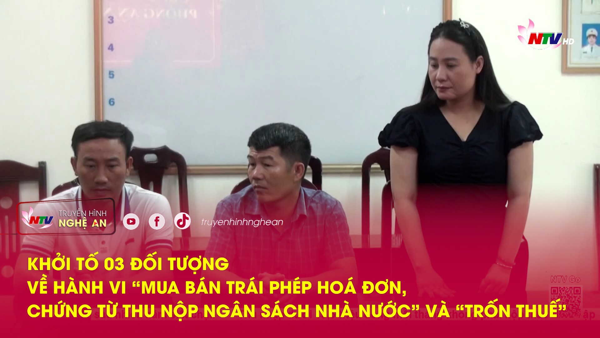 Khởi tố 03 đối tượng “Mua bán trái phép hoá đơn, chứng từ thu nộp ngân sách Nhà nước” và Trốn thuế”