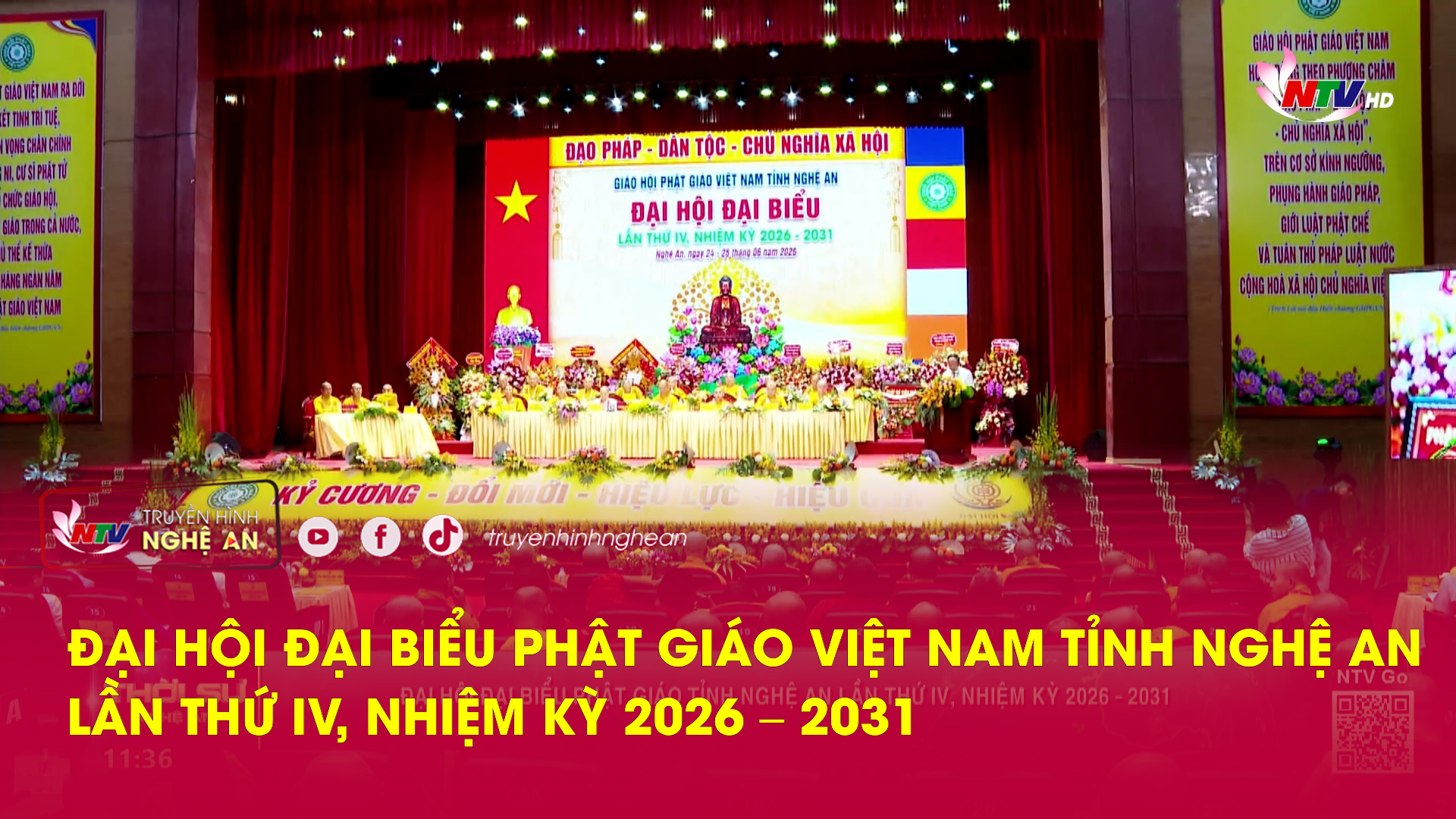Đại hội Đại biểu Phật giáo Việt Nam tỉnh Nghệ An lần thứ IV, nhiệm kỳ 2026 – 2031