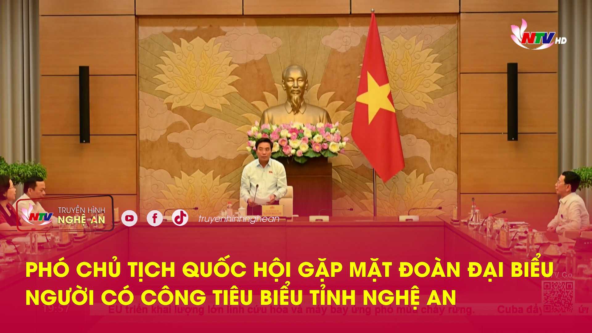 Phó Chủ tịch Quốc hội gặp mặt Đoàn đại biểu người có công tiêu biểu tỉnh Nghệ An