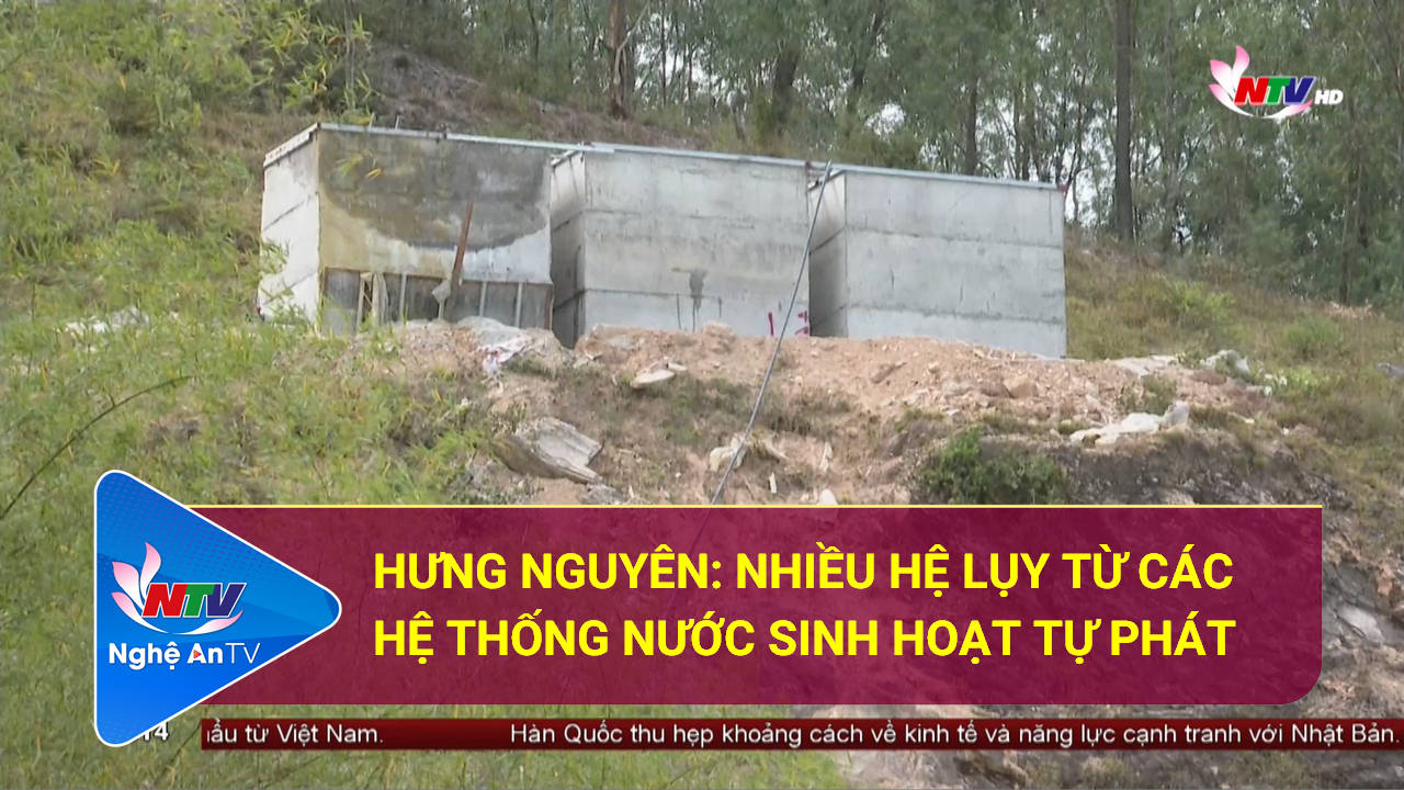 Hưng Nguyên: Nhiều hệ lụy từ các hệ thống nước sinh hoạt tự phát