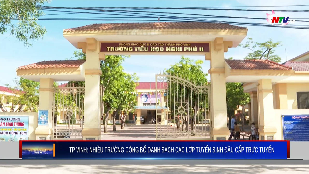 TP Vinh: Nhiều trường công bố danh sách các lớp tuyển sinh đầu cấp trực tuyến