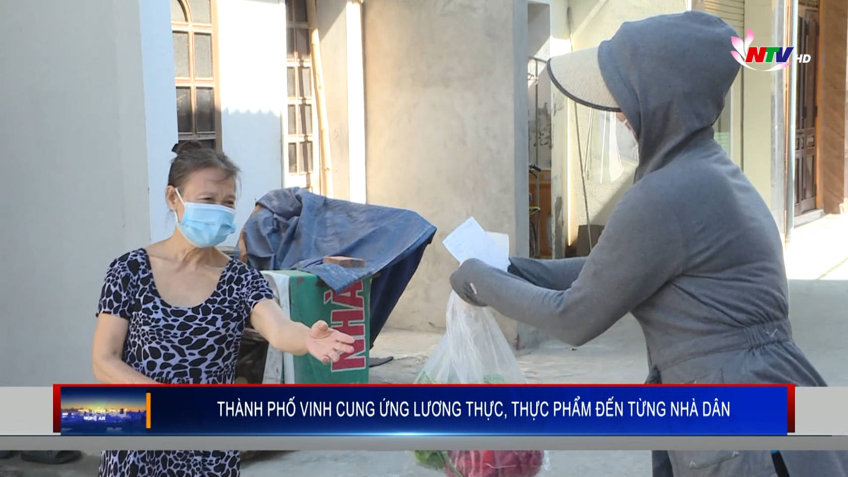 Thành phố Vinh cung ứng lương thực, thực phẩm đến từng nhà dân