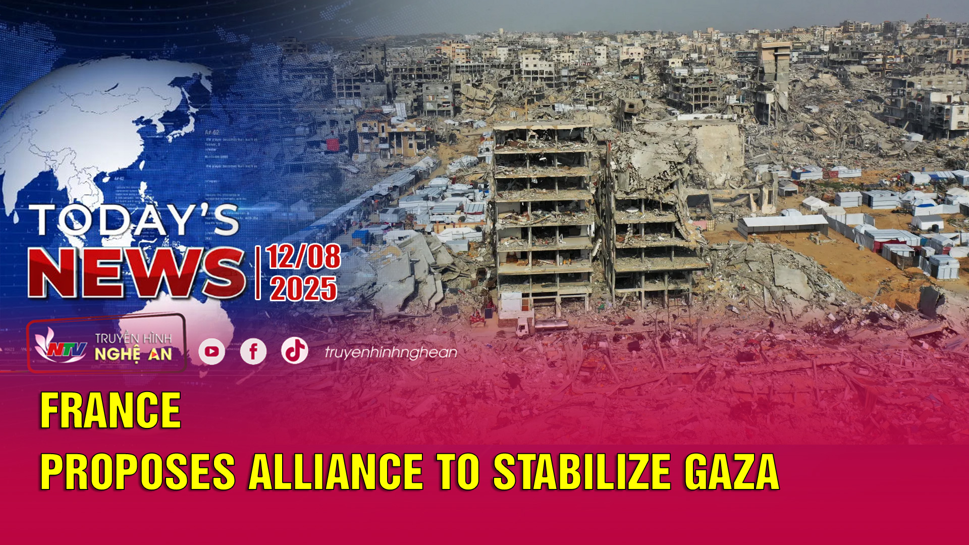 Today's News - 12/8/2025: France Proposes Alliance to Stabilize Gaza