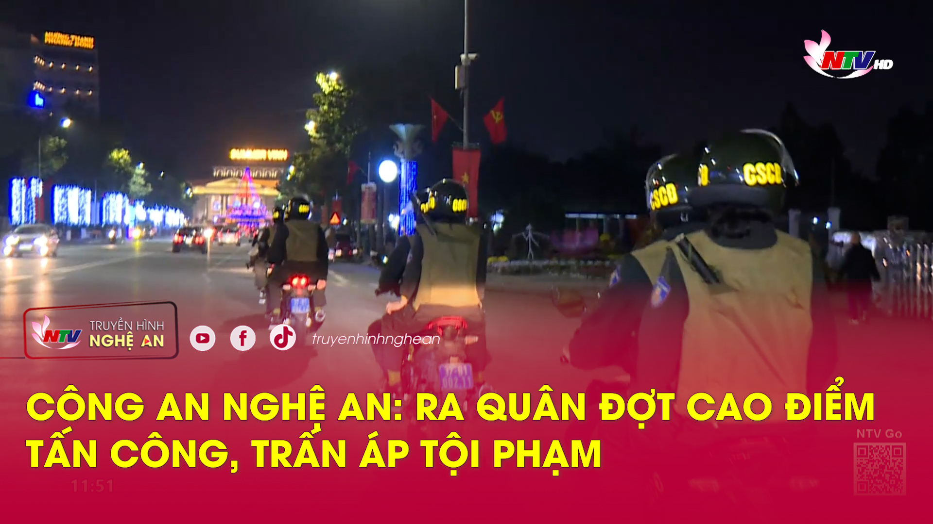 Công an Nghệ An: ra quân đợt cao điểm tấn công, trấn áp tội phạm