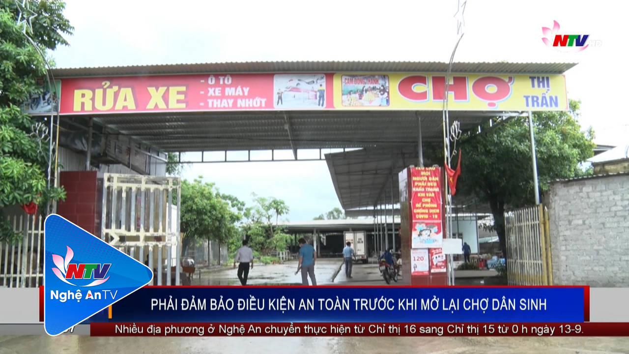 Đảm bảo các điều kiện an toàn khi mở lại chợ dân sinh