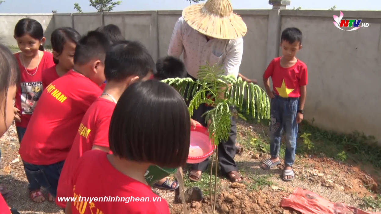 Người gieo màu xanh vào đất
