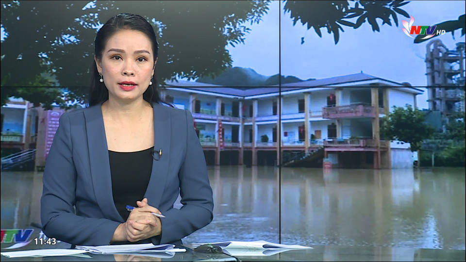 Thời sự Truyền hình trưa - Cập nhật tình hình mưa lụt tại Nghệ An 30/10/2020