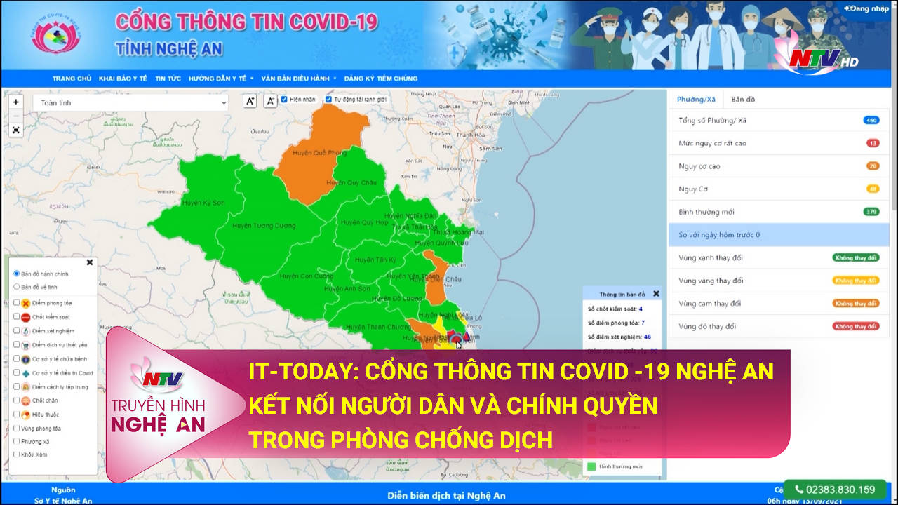 IT-Today: Cổng thông tin Covid -19 Nghệ An - Kết nối người dân và chính quyền trong phòng chống dịch