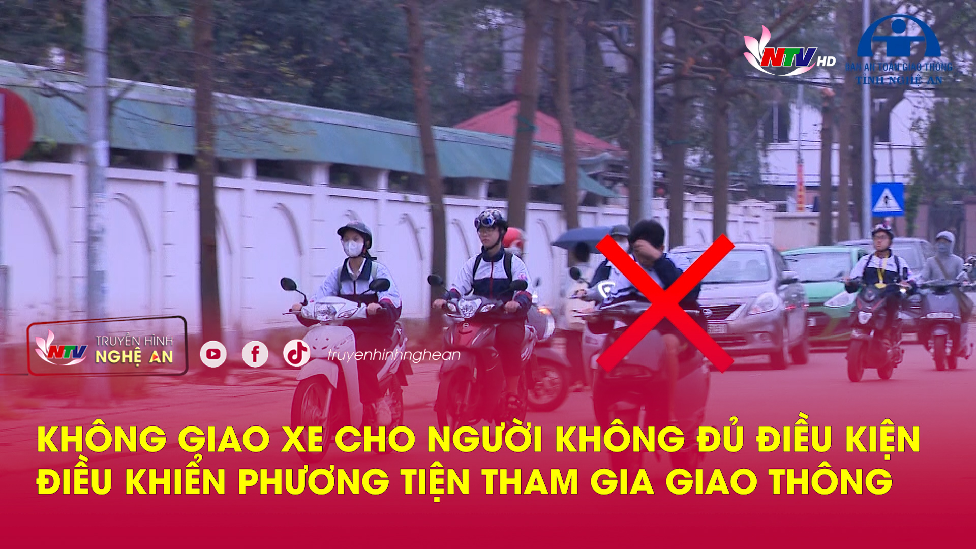 Không giao xe cho người không đủ điều kiện điều khiển phương tiện tham gia giao thông